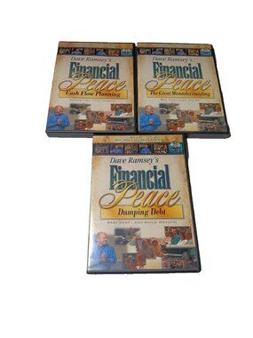Dave Ramseys Financial Peace Dumping Debt Cash Flow Planning 3 DVDs